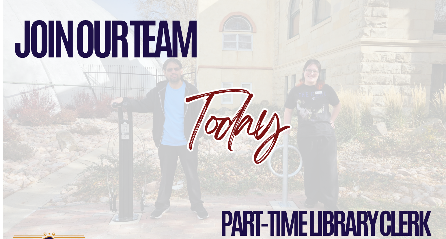 Join Our Team Today Part-Time Library Clerk